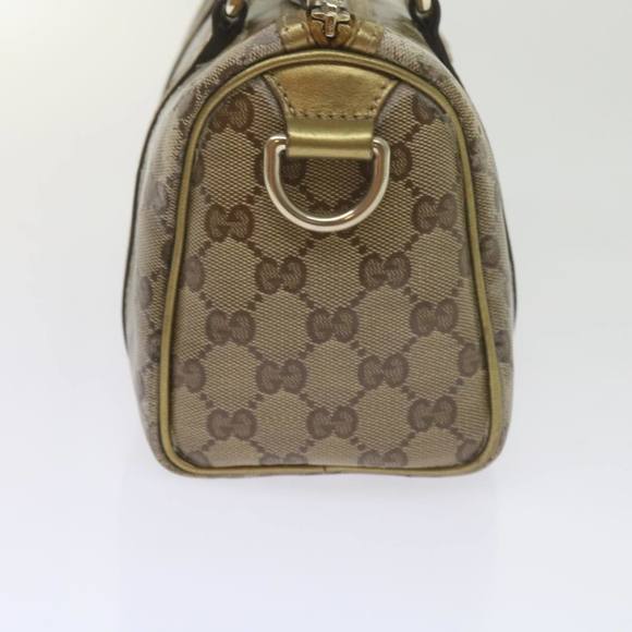 GUCCI GG Crystal Hand Bag Gold 193604 Auth 60877 - Picture 5 of 16